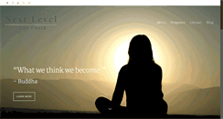 Desktop Screenshot of nextlevellifecoach.com